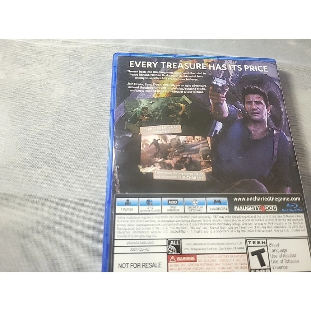 Uncharted 4: A Thief's End -‎ Sony PlayStation 4